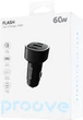 Автомобильное зарядное устройство Proove Flash 60W 2Type-C + USB (600770001) - изображение 2