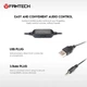 Колонки Fantech проводные для ПК ноутбука 6Вт RGB USB/AUX компьютерная акустика (GS205 ) - изображение 9