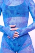 Комбінезон для танців хілз і тверк Goddess (Premium) Avatar XS Блакитний (12012-XS) - изображение 13
