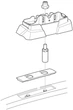 Монтажний комплект Thule 7028 для Hyundai i40 (mkI)(універсал) 2011-2019 (TH 187028) - зображення 2