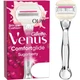 Станок для бритья женский (Бритва) Venus Comfortglide Sugarberry Plus Olay с 2 сменными кассетами - изображение 1
