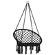 Садовое подвесное кресло - качеля Бохо до 120 кг Черное Bonro B-092 Black бразильское Boho - изображение 5