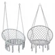 Садовое подвесное кресло - качеля Бохо до 120 кг Серое Bonro B-092 Grey бразильское Boho - изображение 12