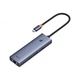 Мульти-адаптер хаб Baseus Flite 6-Port Type-C to HDMI4K 3*USB 3.0 RJ45 (B00052807813-00) - зображення 2