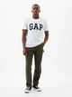 Мужская футболка Gap (4826241296675) Everyday Soft Logo S белая - изображение 4