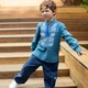 Вишиванка з льону для хлопчиків Trendy Tot 03-01377 індіго 116 см (6 років) - изображение 2