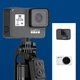 Монопод-трипод, штатив 1.8 м для телефону, Gopro, камери з пультом B17 Long |Bluetooth, 1.8М| Чорний - зображення 10