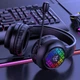Навушники Onikuma X7 Pro провідні з мікрофоном та RGB-підсвічуванням Чорний - зображення 4