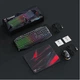 Ігровий комплект Onikuma TZ3006 3 в 1 з RGB-підсвіткою |1,35 м+1,35 м| Чорний - зображення 5