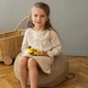 Сукня лляна дитяча для дівчаток Trendy Тot 03-01293 бежевий 116 см (6 років) - изображение 7