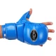 Перчатки для смешанных единоборств кожаные тренировочные крабы MMA Zelart 3495 размер S Blue - изображение 2