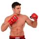 Перчатки для смешанных единоборств кожаные тренировочные крабы MMA Zelart 3495 размер S Red - изображение 7