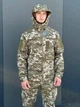 Чоловіча Куртка SoftShell на флісі з липучками під шеврони піксель розмір 5XL - изображение 8