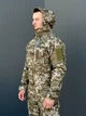 Чоловіча Куртка SoftShell на флісі з липучками під шеврони піксель розмір 5XL - изображение 2