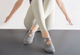 Носки для йоги и пилатеса Yoga socks с закрытыми пальцами, нескользящие, серые (YS-02-GR) - изображение 2