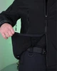 Форма Softshell на флісі Куртка з липучками під шеврони + Штани чорна розмір L - изображение 4