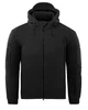 Флісова Кофта з капюшоном M-Tac Windblock Division Gen.II Black розмір XL - зображення 1