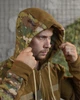 Флісова Кофта 7.62 з липучками під шеврони койот розмір XL - зображення 5