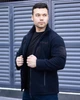 Флісова Кофта Pobedov Voin з липучками під шеврони темно-синя розмір 2XL - зображення 4