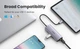 Хаб UGREEN CM252 USB-C - 3 x USB 3.0 RJ45 Micro USB Multifunction Adapter Silver (60718) - зображення 2