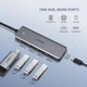 USB концентратор UGREEN CM219 4-Port USB 3.0 Hub + Powered by Micro USB Metal Plated Shell Ultra Slim 50985 - изображение 2