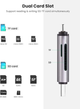 Кардидер UGREEN CM185 USB-C/USB-A Card Reader (50706) - изображение 2