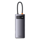 USB-хаб Baseus 7-in-1 Metal Gleam Series Type-C to HDMI+USB+VGA+RJ45 Docking Station (WKWG040013) - зображення 1