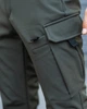 Штани-карго Pobedov Static Soft Shell на мікрофлісі хакі розмір XL - зображення 3