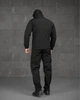 Форма 3в1 Police SoftShell Куртка та Штани + Флісова Кофта чорна розмір 2XL - зображення 2