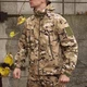 Чоловіча Куртка Dewspo SoftShell на флісі з капюшоном мультикам розмір 5XL - изображение 4