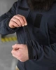 Чоловіча Куртка Ministry of Emergency Situations Softshell з капюшоном синя розмір S - зображення 6
