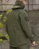 Куртка SoftShell на флісі з липучками під шеврони олива розмір 2XL - зображення 5