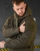 Чоловічий Бушлат Oxford на силіконі з підкладкою Omni-Heat олива розмір 2XL - зображення 6