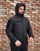 Нейлонова Куртка Military R+ з липучками під шеврони чорна розмір 2XL - зображення 5