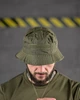 Панама з липучкою під шеврон олива розмір універсальний 58-60 - изображение 1