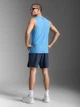 Спортивная майка мужская 2XU Aero Tank MR6676a_AZB/BRF S Голубая (9359420063210) - изображение 4