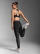 Спортивные леггинсы для фитнеса высокие женские 2XU Aero Mesh Hi-Rise Comp Tights WA7378b_BLK/SRF S Черные (9359420068901) - изображение 3
