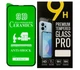Противоударная защитная пленка Ceramics 9D для Apple iPhone 13 Pro с черной рамкой, глянцевая - изображение 1