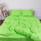 Простынь MirSon детская 110x160 см 30-0016 Light Green Satin Stripe (2200007089116) - изображение 5
