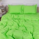 Простынь MirSon детская 110x160 см 30-0016 Light Green Satin Stripe (2200007089116) - изображение 7