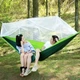Гамак туристический Travel Hammock с москитной сеткой 260 х 140 см Зеленый - изображение 2