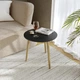 Стіл журнальний Modern Home 42 х 42 см (M50278-BL) Чорний - зображення 3