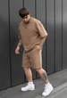 Літній комплект футболка+шорти Staff no brown oversize M - зображення 3