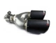 Насадка наконечник глушника Akrapovic AK54-76 R-ZB carbon d53мм L265мм зовн 170*67мм SV0646 - зображення 2