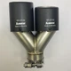 Насадка наконечник глушника Akrapovic 63-89 L-JB d63мм L240мм зовн 190*89мм на вихлопну трубу SV0648 - зображення 4