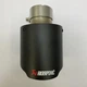 Насадка наконечник глушника Akrapovic 54-101ZB carbon d54мм L160мм зовн d101мм на вихлопну трубу SV0377 - зображення 3
