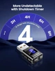 Вигглер шейкер симулятор для мыши Vaydeer Mouse Mover Jiggler T5s with Timer, LED Countdown 3-buttons Black - изображение 4