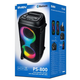 Акумуляторна колонка Sven 100 Вт з Bluetooth NFC TWS FM-радіо LED-дисплей та підсвічування RGB - зображення 10