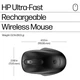 Мышка HP 510 Ultra-Fast Rechargeable Wireless Black (9C2F6AA) - изображение 8