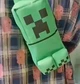 Бананка на груди Minecraft Майнкрафт сумка на пояс/через плече 3D 23х7х9 см Зелена - зображення 3